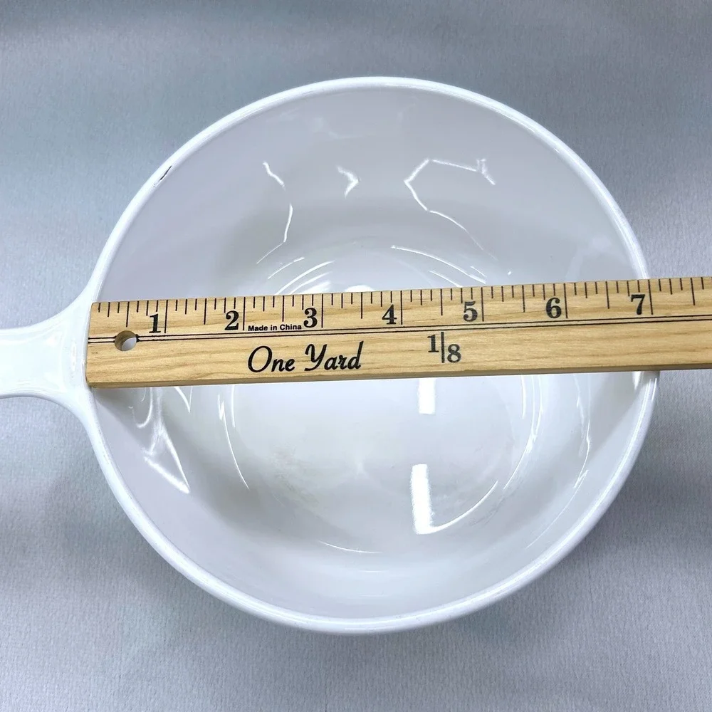 Vintage Corning Ware Shadow Iris Saucepan 1.5L Lid White Floral Cookware